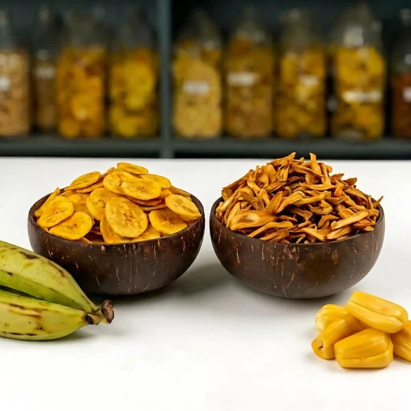 Kerala Jackfruit chips + Banana chips Combo